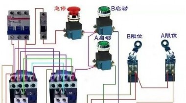 行程開關的物理接線圖